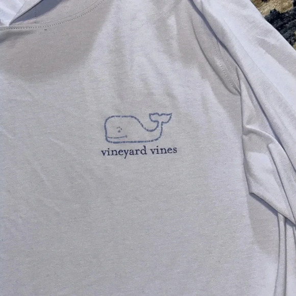 NWT VINEYARD VINES LIGHTWEIGHT WOMENS LONG SLEEVE GRAPHIC HOODIE BLUE SM - Picture 4 of 7